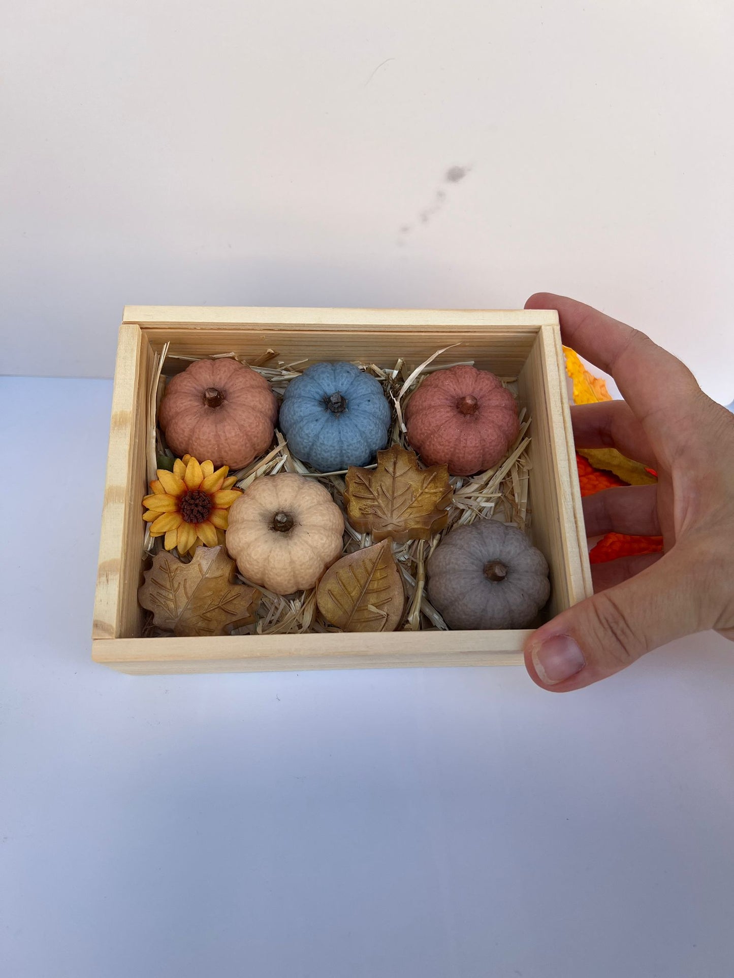 Box of  Soap Pumpkins