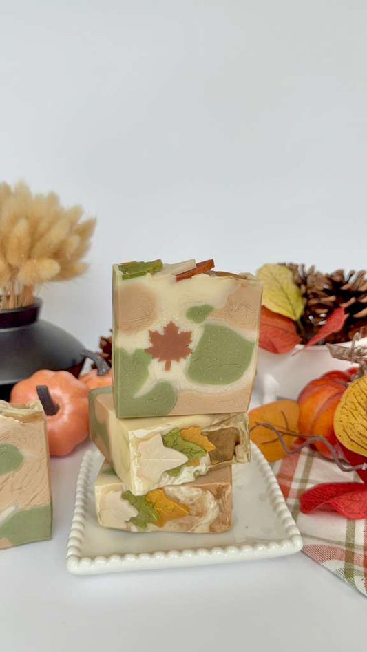 Pumpkin Leaves Soap Bar